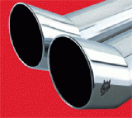 Rear silencer with 2 tail pipes � 84 mm Rally-Design BMW 3er E46