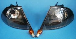 in.pro Front indicators clear/black BMW E46 Sedan/Touring