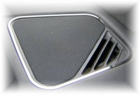 Frame for speaker polished 2pcs. BMW E34
