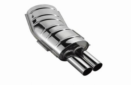 Rear silencer 2x 83mm BMW E36 316i Sedan/Touring/Coupe