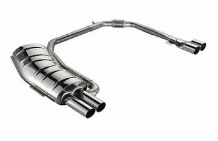 Rear silencer 4x 70mm BMW E36 320i/323i Sedan/Touring/Coupe