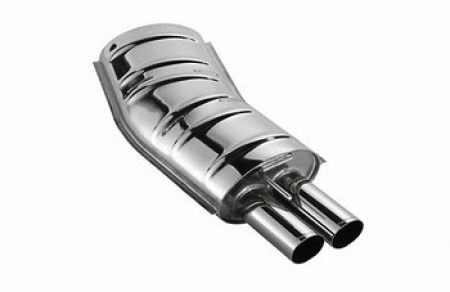 Rear silencer 2x76mm BMW E46 318d/320/Sedan/Touring/Coup�