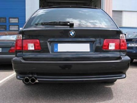 Rear silencer 2x76mm f�r BMW E39 528i (142kW) Touring ->09/98