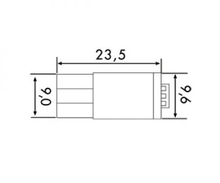 FoliaTec SMD- LED CockpitLight white T10 1 SMD 40mA