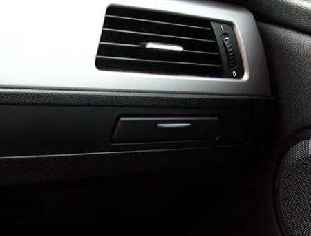 Cupholder front right side black with Metal button BMW E90-E93
