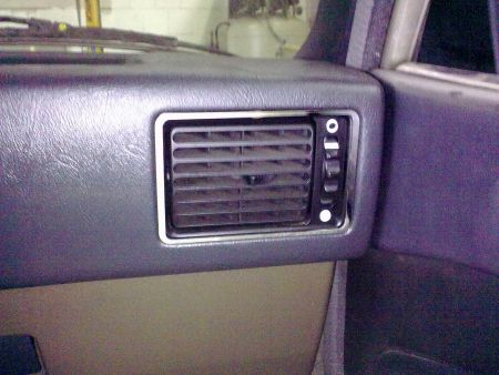 Defroster vent frame 3pcs. BMW 5er E28