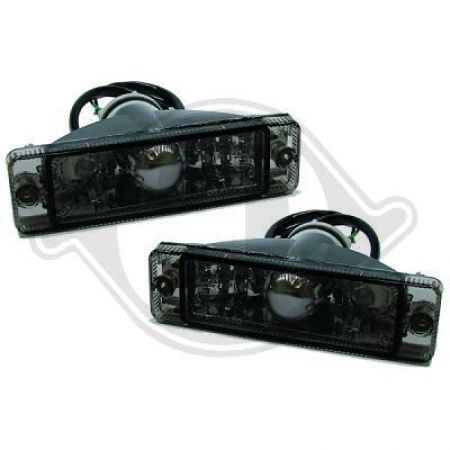 Front indicators clear black with parking light VW Golf 1 all