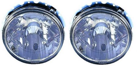 Headlights clear/chrome VW Golf I + Convertible