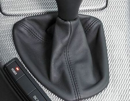 AC Schnitzer BMW 1er shift knob cover leather