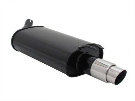 NOVUS Rear silencer 1x 76mm GP-Design Renault Twingo 1,2i Typ C1