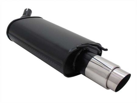 NOVUS Rear silencer 1x 90mm GP-Design Renault Twingo 1,2i Typ C1