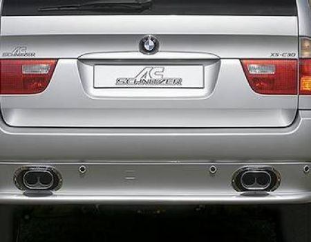 AC Schnitzer tailpipe-set chrome BMW X5-E53