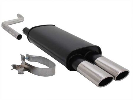 NOVUS SPORT EXHAUST VW POLO 2/3 86C Group N 2x85/58mm AM Design
