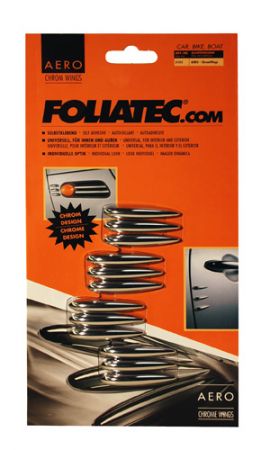 Foliatec AERO Chrome Wings - chrome, 12 pieces