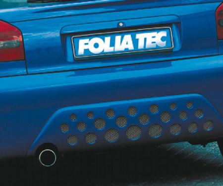 Foliatec ALU RACE-Grille stretch grid design, medium - silver, 3