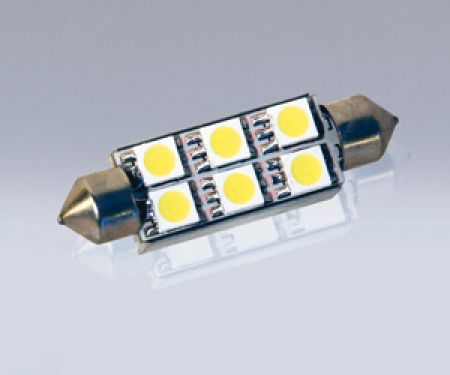 Foliatec SMD-LED Cablight/Festoon Bulb - ultrawhite, 44 mm, 1 SM