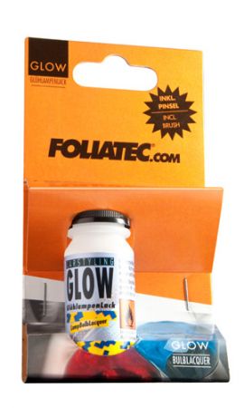Foliatec GLOW LampBulbLacquer - blue, 14 ml