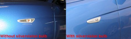 bulb silver -2 pcs- for white Side Indicators
