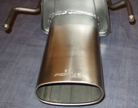 Racing Sound Silencer with 140x72mm Opel Astra G Hatchback 3&5-d