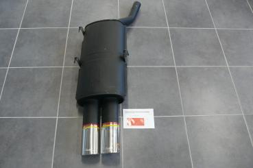 BONINI Rear silencer 2x90x70mm fit for BMW 3er E30 320i Bj. 82 - 8/87