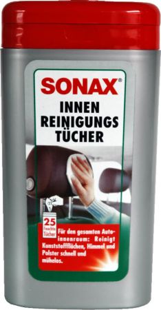 SONAX InnenReinigungstücher  25 Tücher in schmaler Box