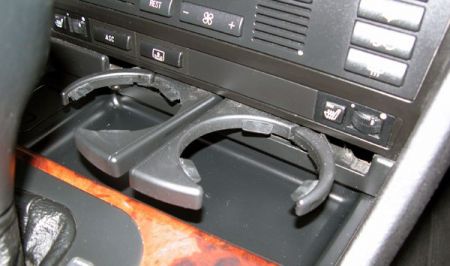 Cupholder front + rear BMW E39 Sedan, Touring