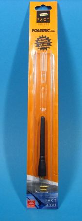 FoliaTec FACT-Antenna / V16-Look / Sport black - Lenth 10,3 cm