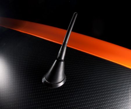 FoliaTec FACT-Antenna / V16-Look / Sport black - Lenth 10,3 cm