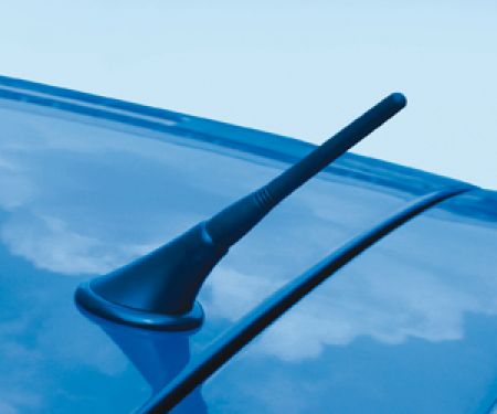 FoliaTec FACT-Antenna / V16-Look / Sport black - Lenth 10,3 cm