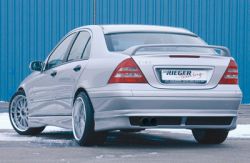 Rear skirt extension for Mercedes W203 Sedan