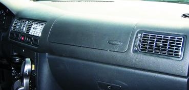 Highgrade, chromed airflow grate (4 pcs) VW Golf 4