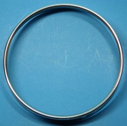 Glass holding frame chrome BMW E24, E32, E34