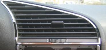 Frame air outlets polished 3pcs. BMW E36 not Compact