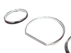 Gauges Chrome Rings (3 pcs) Mercedes W124 all