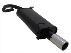 Rear silencer with 1 tail pipes � 76mm Skoda Fabia