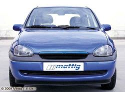 Mattig Bonnet Spoiler grille Opel Corsa B
