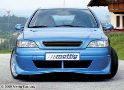 Mattig Sportgrille without Emblem (Coupe-Look) Opel Astra G