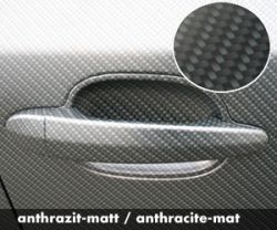 CARBODY Designfolie Carbonline Carbon fiber Look silver 150x130c