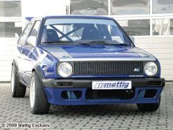 Mattig sport grill VW Golf 2 with single headlight