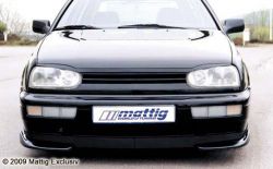 Mattig Sport grill without logo for VW Golf 3 with lower plastic