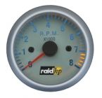raid hp Silver-Line revcounter gauge