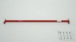 Strutbar rear Steel red paints Opel Corsa B