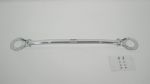 Strutbar front Aluminium polished Opel Kadett D