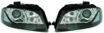 Headlights Dragon Design clear/black Audi A3 Bj 03-08