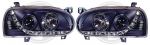 Headlights Dragon Design clear/black VW Golf 3
