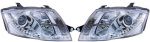 Headlights Dragon Design clear/chrom Audi TT Mod. 98-06