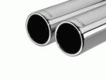 Rear silencer with 2 tail pipes � 76 mm BMW 3er E46 318d / 320d