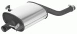 PowerSound stainless steel sport exhaust (left system) with valv