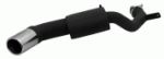 Rear silencer with 1 tail pipe 97x80 mm BMW 1er E87 118d/120d