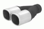 2 tail pipes 92x78 mm for Powersound Schalld�mpfer RE 086101 099